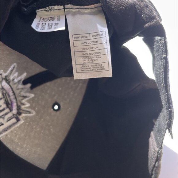 Sacramento Kings Strapback Hat Adult One Size Black Basketball NBA Vtg Hit Wear - Picture 9 of 10